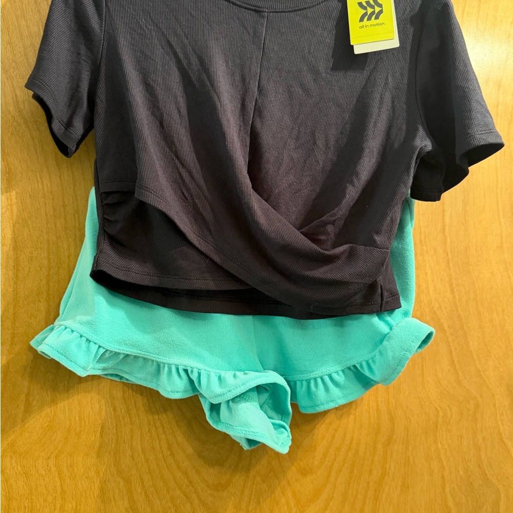 All in Motion Charcoal Gray Tee